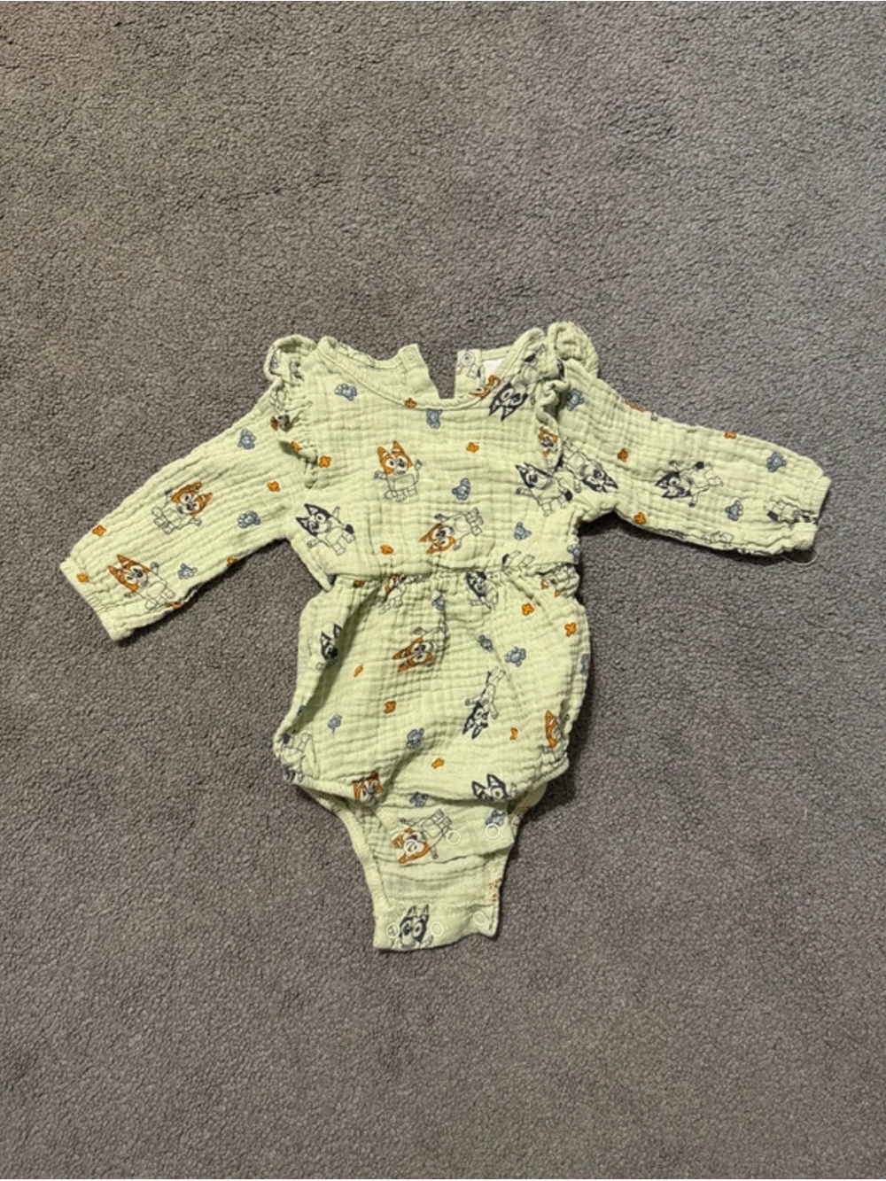 Long-Sleeve Bluey romper